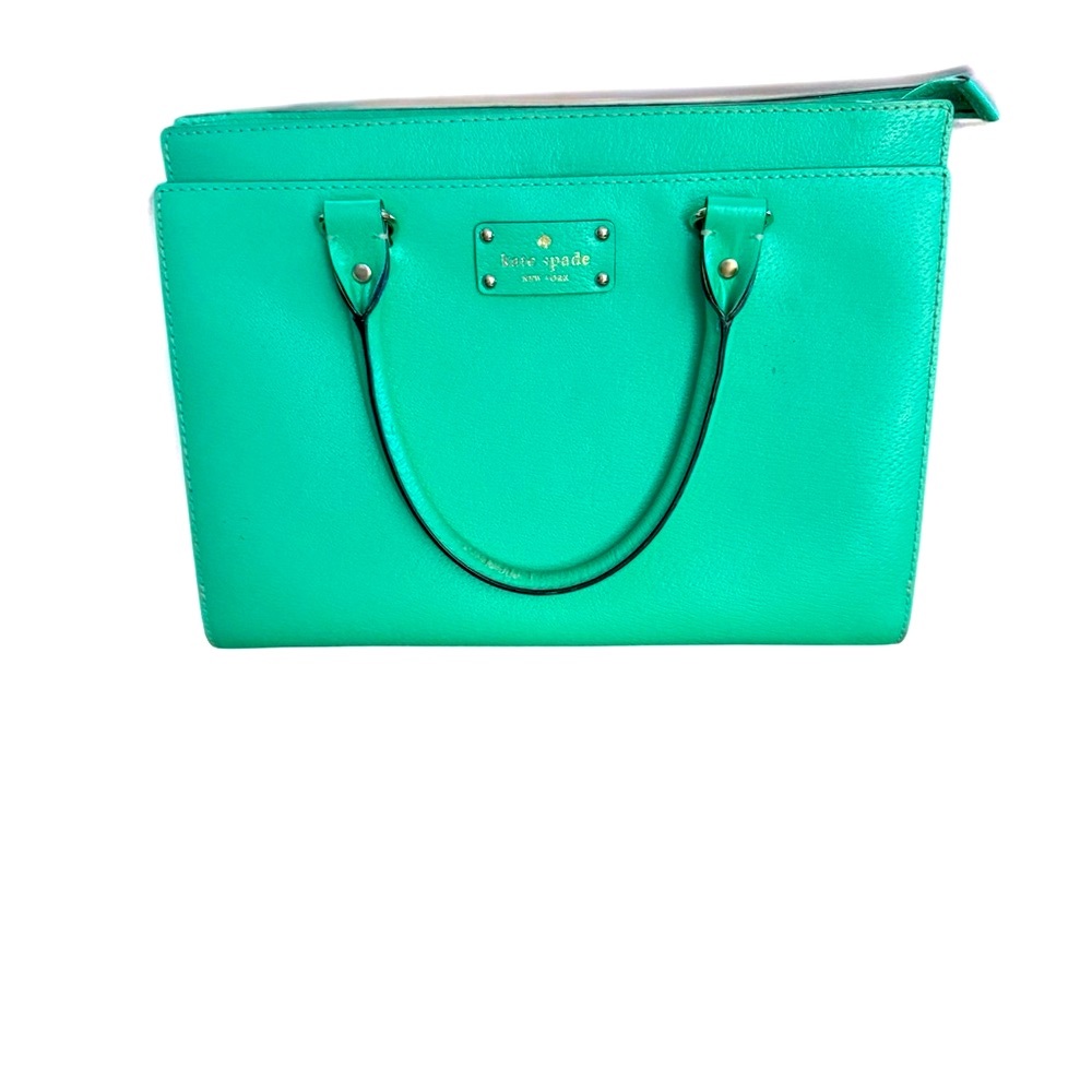 Kate Spade Green Totes Collection Excellent Condition Storybook interior